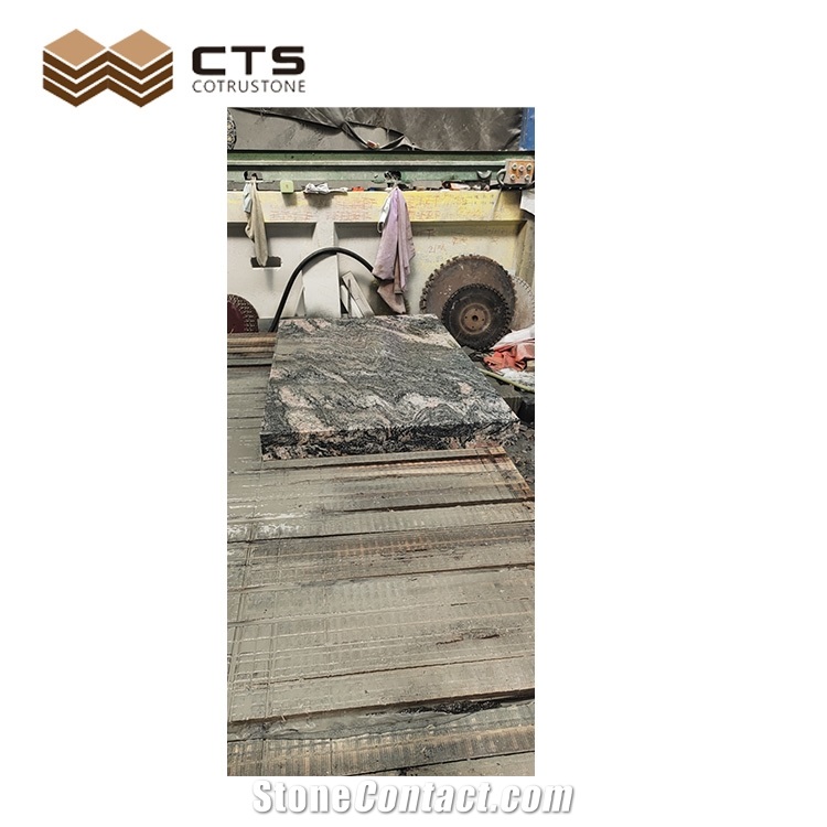 China Hebei Juparana Granite Economic Multicolour Grain